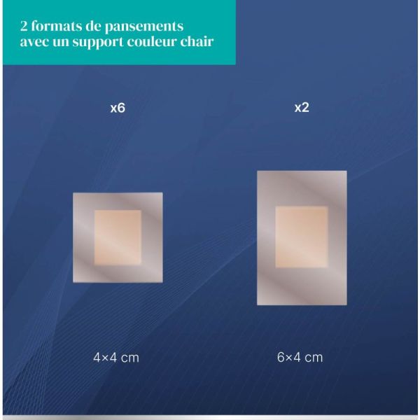 Urgo Silicone Protect + -  8 Pansements prédécoupés format médium - Tenue 48h