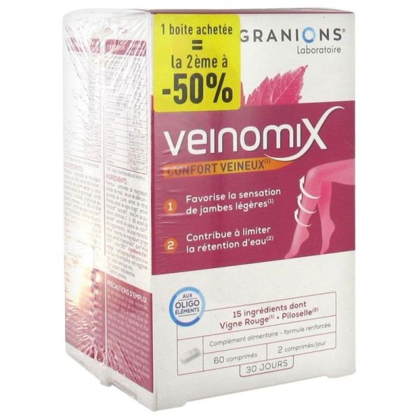 Granions Veinomix 2 X 60 comprimés
