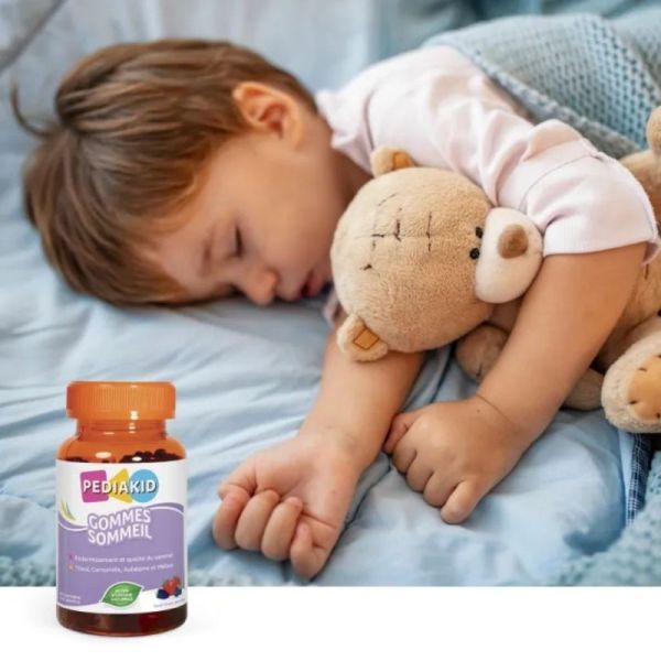 Pédiakid Gommes Sommeil 60 gommes – Détente et qualité du sommeil