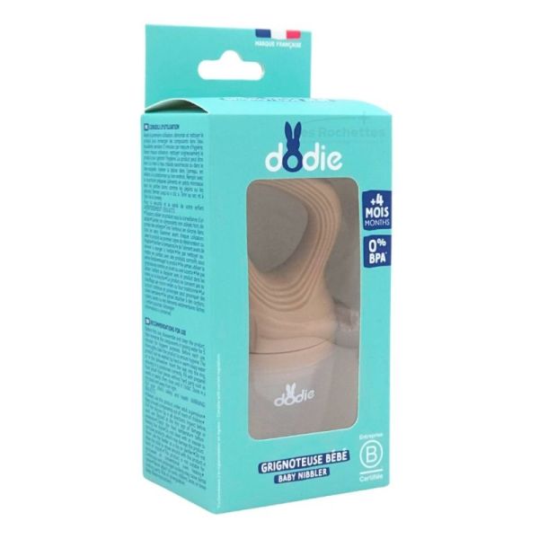Dodie Grignoteuse bébé silicone – diversification alimentaire sécurisée