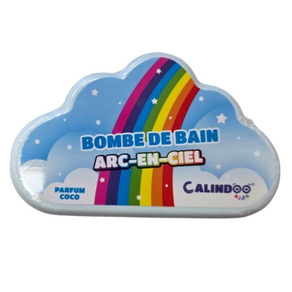 Calindoo Bombe de Bain Nuage Arc-En-Ciel - Parfum Coco