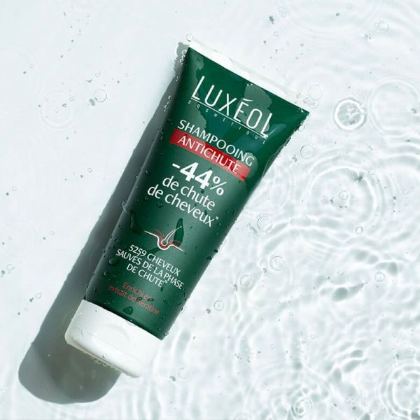 Luxéol Shampooing Antichute - 200ml - Réduction de la chute des cheveux et soin fortifiant