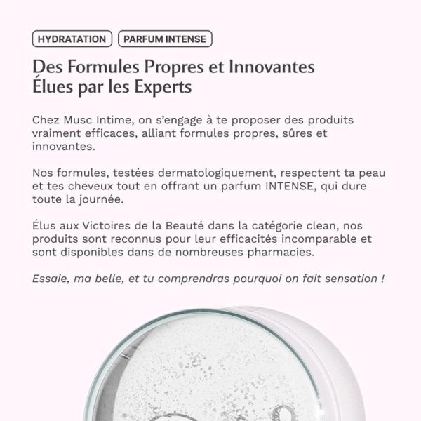 Musc Intime La Délicieuse Parfum Corps Sweet Litchi 120 ml – Brume corporelle fruitée et hydratation