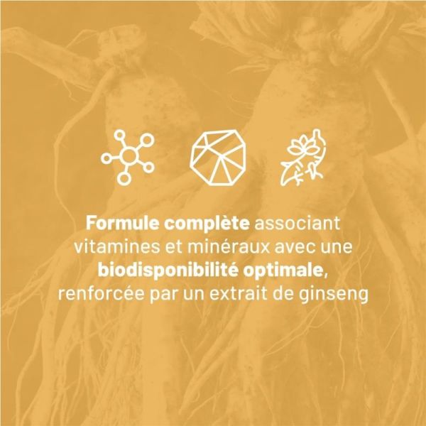 Valbiotis Plus® Multi-Vitamines Essentiel Anti-Fatigue - 60 Gélules