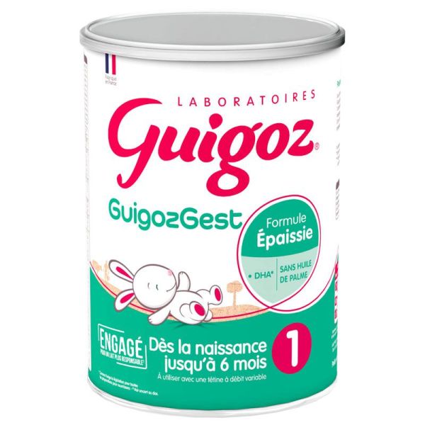 Guigoz Lait Infantile Gest 1 - 1er âge dès la Naissance - 780 g