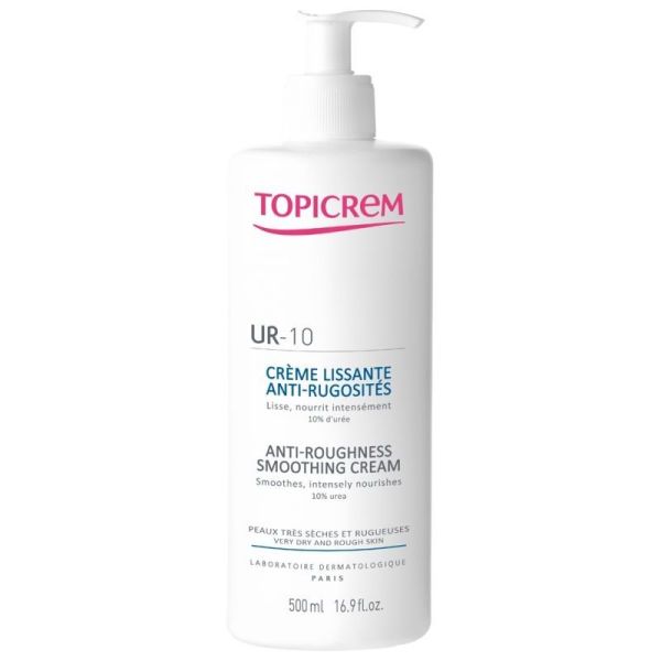 Topicrem UR-10 Crème Lissante Anti-Rugosités - 500 ml