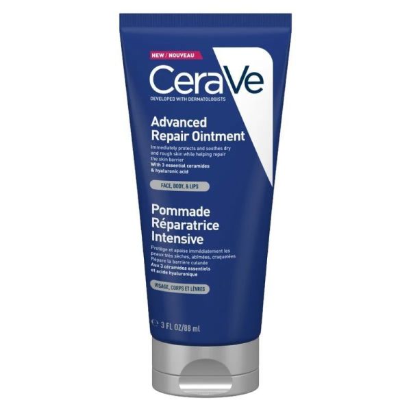 CeraVe Pommade Réparatrice Intensive Visage et Corps Peaux Très Sèches - 88ml