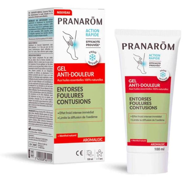 Pranarom Aromalgic Gel Anti-Douleur - 100ml - Soulagement rapide et effet froid intense