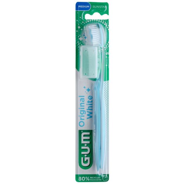 GUM Original White Brosse à Dents Medium 563 - 1 unité