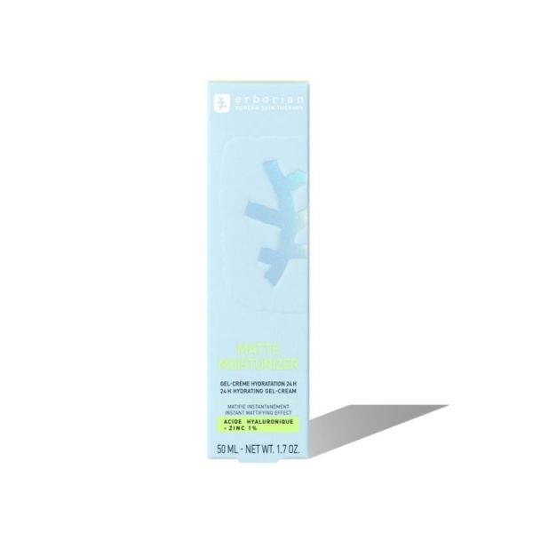 Erborian Matte Moisturizer 50 ml - Matifie la peau, floute les imperfections et hydrate intensément