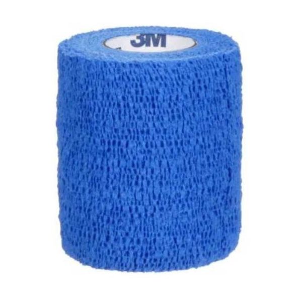 3M Bande De Contention Cohésive Elastique Coban™ - 7,5 cm X 4,5 mètres - Bleu