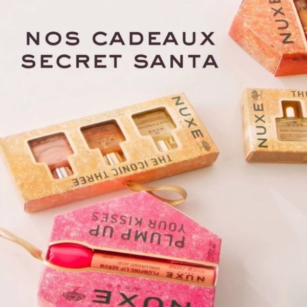 Nuxe Coffret Noël Huile Prodigieuse® Les Trois Iconiques 3x10 ml - Soins sublimateurs et hydratants pour visage, corps et cheveux