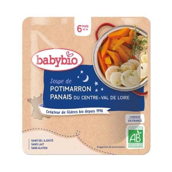 Babybio Soupe Potimarron Panais 6 mois - 190g