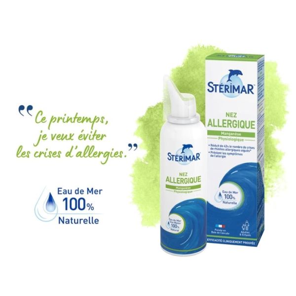Stérimar Solution Nasale Isotonique Nez Allergique Manganèse 50 ml
