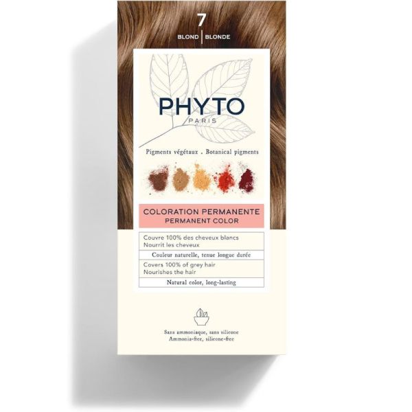 Phyto PhytoColor Coloration Permanente Aux Pigments Végétaux N°7 Blond