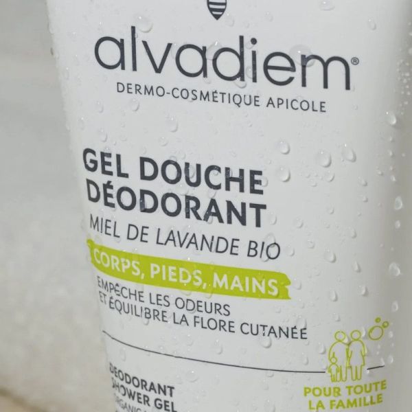 Alvadiem Gel Douche Déodorant au Miel de Lavande Bio - 200ml