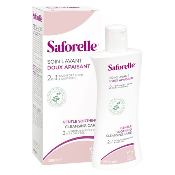 Saforelle Soin Lavant Doux Hygiène Intime et Corporelle 250 ml