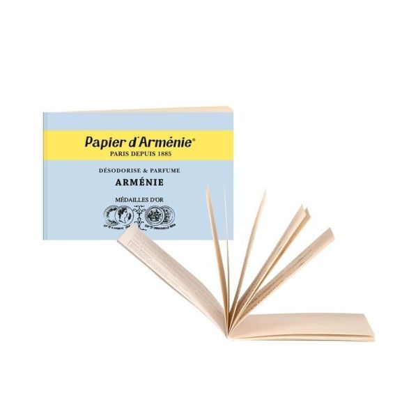 Papier d'Arménie Carnet Arménie - 12 x 3 Lamelles - Purifie et parfume durablement l’air