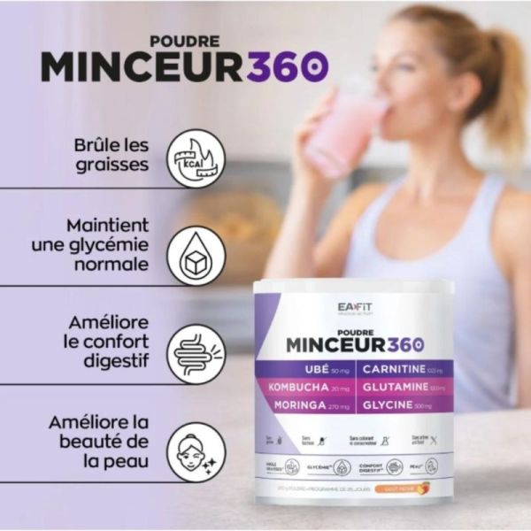 Eafit Minceur UBE Kombucha 250 g – silhouette affinée