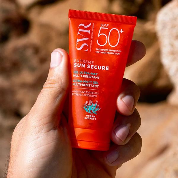 SVR Sun Secure Extreme Gel Ultra Mat Multi-Résistant SPF50+ - 50 ml - Multi-résistante, fini ultra-sec