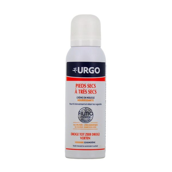 URGO Filmomousse Crème Mousse Nourrissante Pieds Secs - 125ml