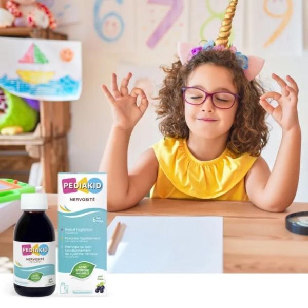 Pédiakid Sirop Nervosité 125 ml – Réduire l'agitation et favoriser l'apaisement
