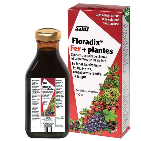 Salus Floradix Fer + Plantes - 250ml