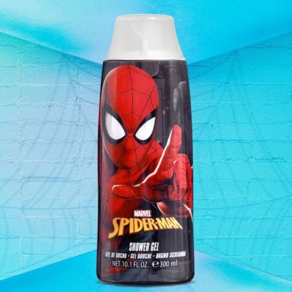 Air-Val Sac à dos Marvel Spider-Man Gel douche 300 ml et Eau de toilette 50 ml - Hygiène et parfum enfant