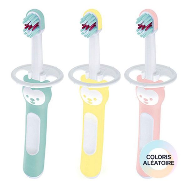 MAM Ma Première Brosse à Dents - Dès 6 Mois - Coloris Aléatoire