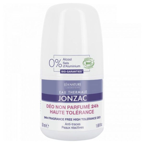 Eau de Jonzac Déodorant Non Parfumé 24h Roll-On Bio 50ml