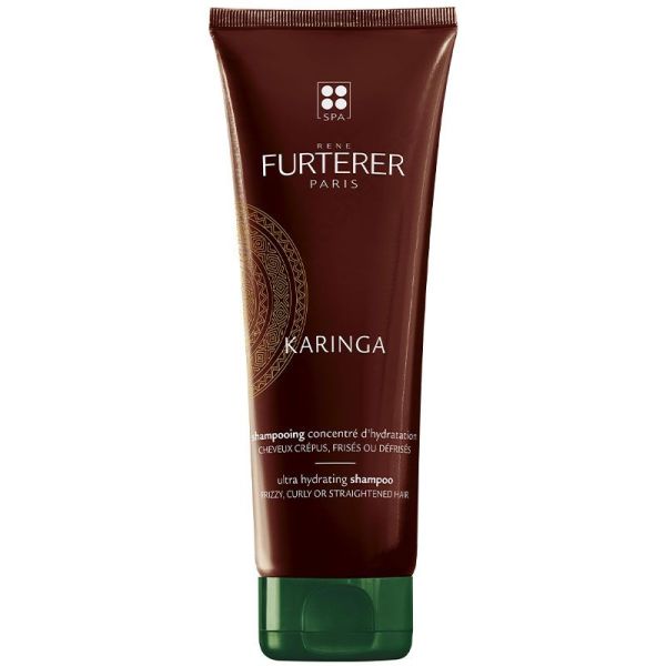 René Furterer Karinga Shampoing Concentré d’Hydratation - 250 ml - Cheveux Crépus, Frisés ou Défrisés