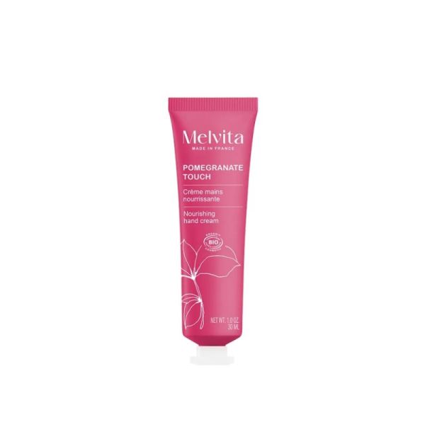 Melvita Crème pour les Mains Nourrissante Grenade 30 ml - Soin nourrissant et lissant