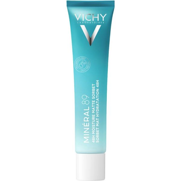 Vichy Minéral 89 Sorbet Mat Hydratant 48H 40ml – Matité et fraîcheur