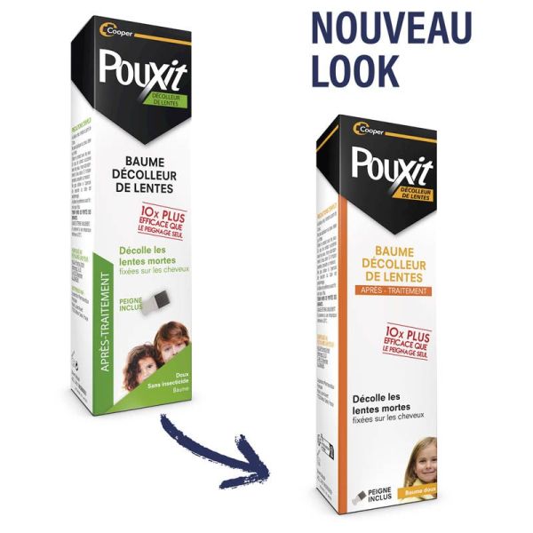 Pouxit Baume Décolleur de Lentes - 100ml + Peigne