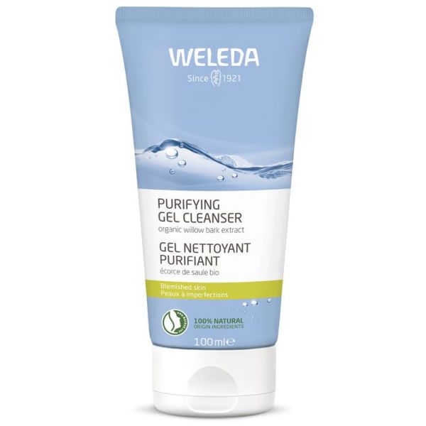 Weleda Gel Nettoyant Purifiant à la Saule Bio 100ml – Anti-imperfections et matité