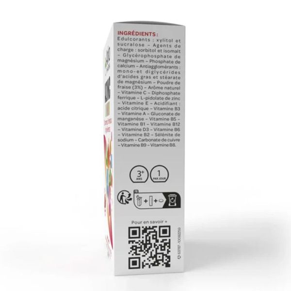 Arkopharma Azinc Vitalité Junior Goût Fraise 30 comprimés à croquer