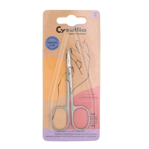 CYS CISEAUX PEAU COURBE REF76 INOX