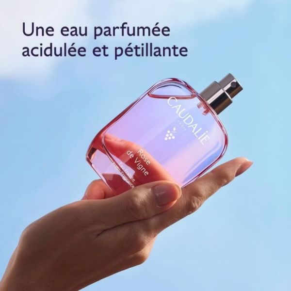 Caudalie Eau Fraîche Rose de Vigne - 50 ml - Parfum doux et romantique