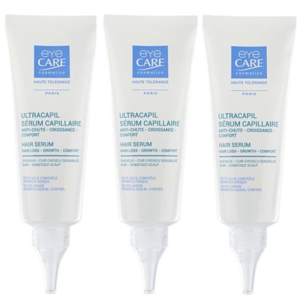 Eye Care UltraCapil Sérum Capillaire Lot De 3 Flacons De 75ml – Anti-chute et densité