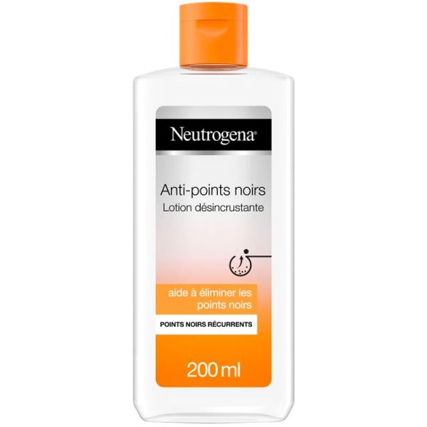 Neutrogena Anti-Points Noirs Lotion Désincrustante - 200ml - Nettoyante, purifiante et perfectrice de peau