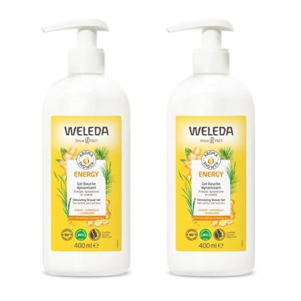 Weleda Aroma Shower Gel Douche Energy - 2 x 400ml