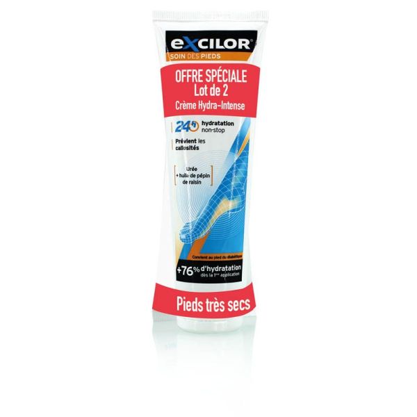 Excilor Crème Pied Sec 125ml - Hydratation intense et réparation immédiate