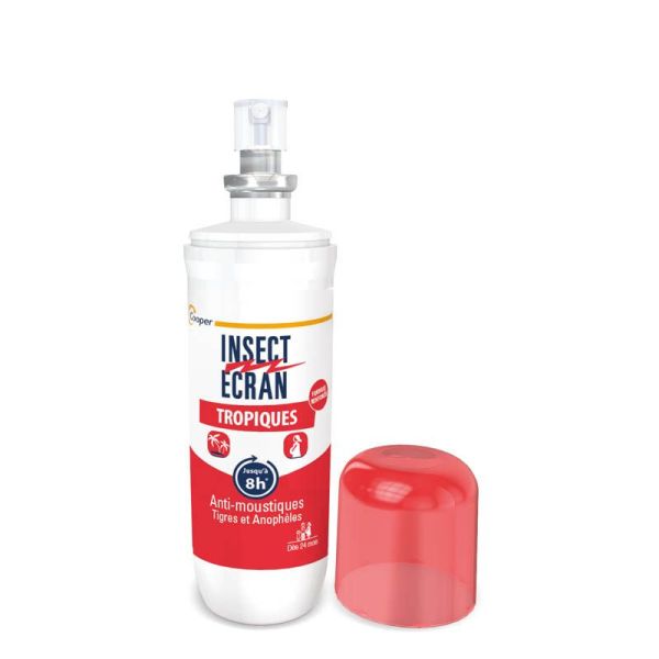 Insect Ecran Anti-moustiques Tropiques Spray Répulsif - 2x75ml - Longue durée pour zones tropicales