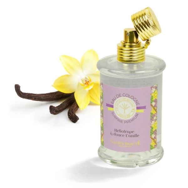 Claude Galien Eau de Cologne D'Après Nature Premium Héliotrope & Douce Vanille - Vaporisateur 100ml