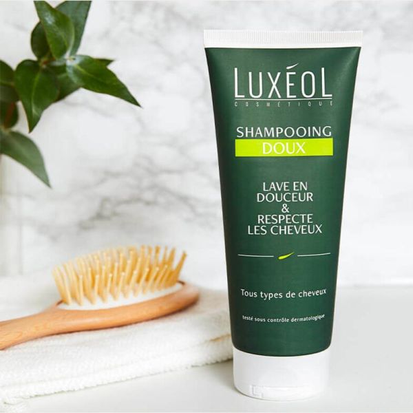 Luxéol Shampooing Doux - 200ml - Nettoyage quotidien respectueux pour tous types de cheveux