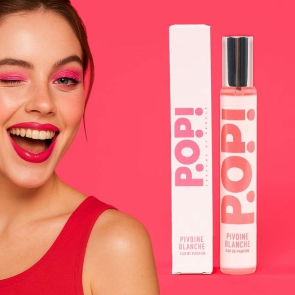 P.O.P ! Eau de Parfum Pivoine Blanche 30 ml - Fragrance florale et musquée