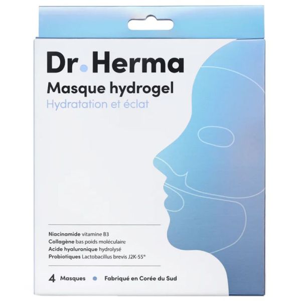 Dr Herma Masque Hydrogel Hydrate Illumine Raffermit Tous Types de Peaux