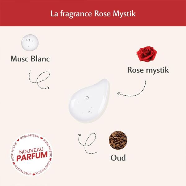 Musc Intime L'Envoûtante Parfum Corps Rose Mystik 120 ml – Brume corporelle intense et hydratation