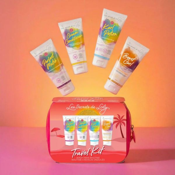 Les Secrets De Loly Trousse Cheveux Ondulés Format Voyage – Routine complète