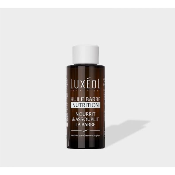 Luxéol Huile Barbe Nutrition - 50ml - Nourrit & assouplit la barbe